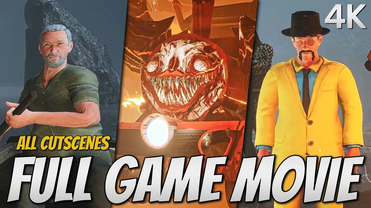 Choo-Choo Charles - All Cutscenes / Full Game Movie (4K UHD 60FPS)