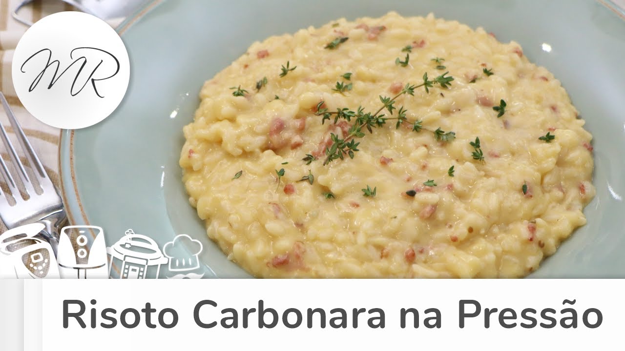 Risoto Carbonara na Panela de Pressão Elétrica - Maurício Rodrigues