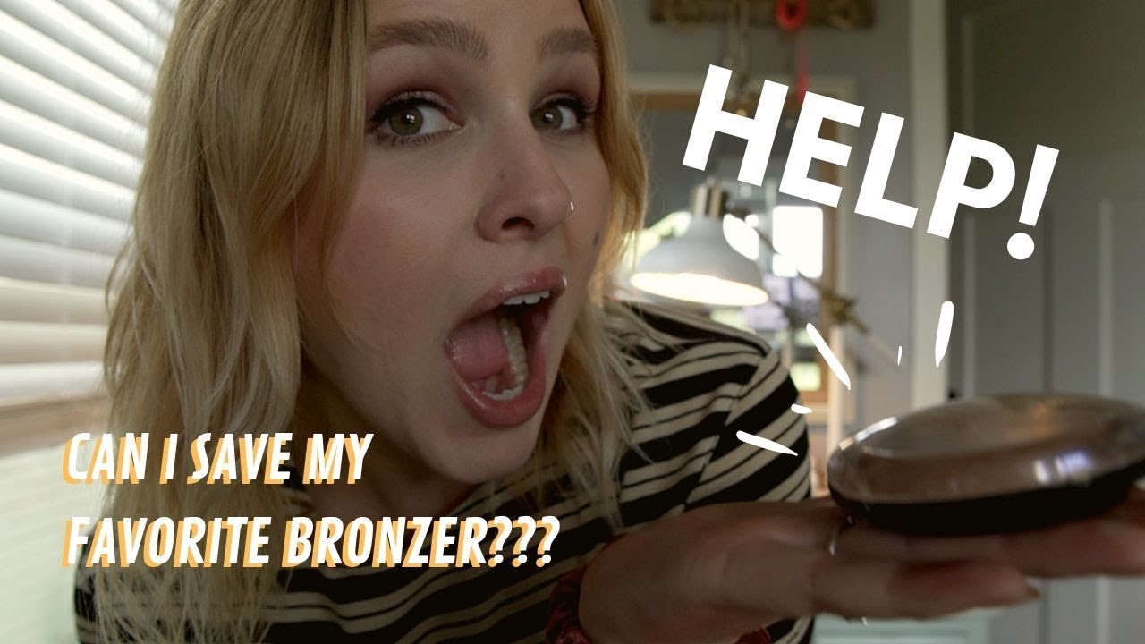 HOW TO - Trying to Salvage my *Absolute Favorite* Broken Bronzer | Repressing a Baked Bronzer