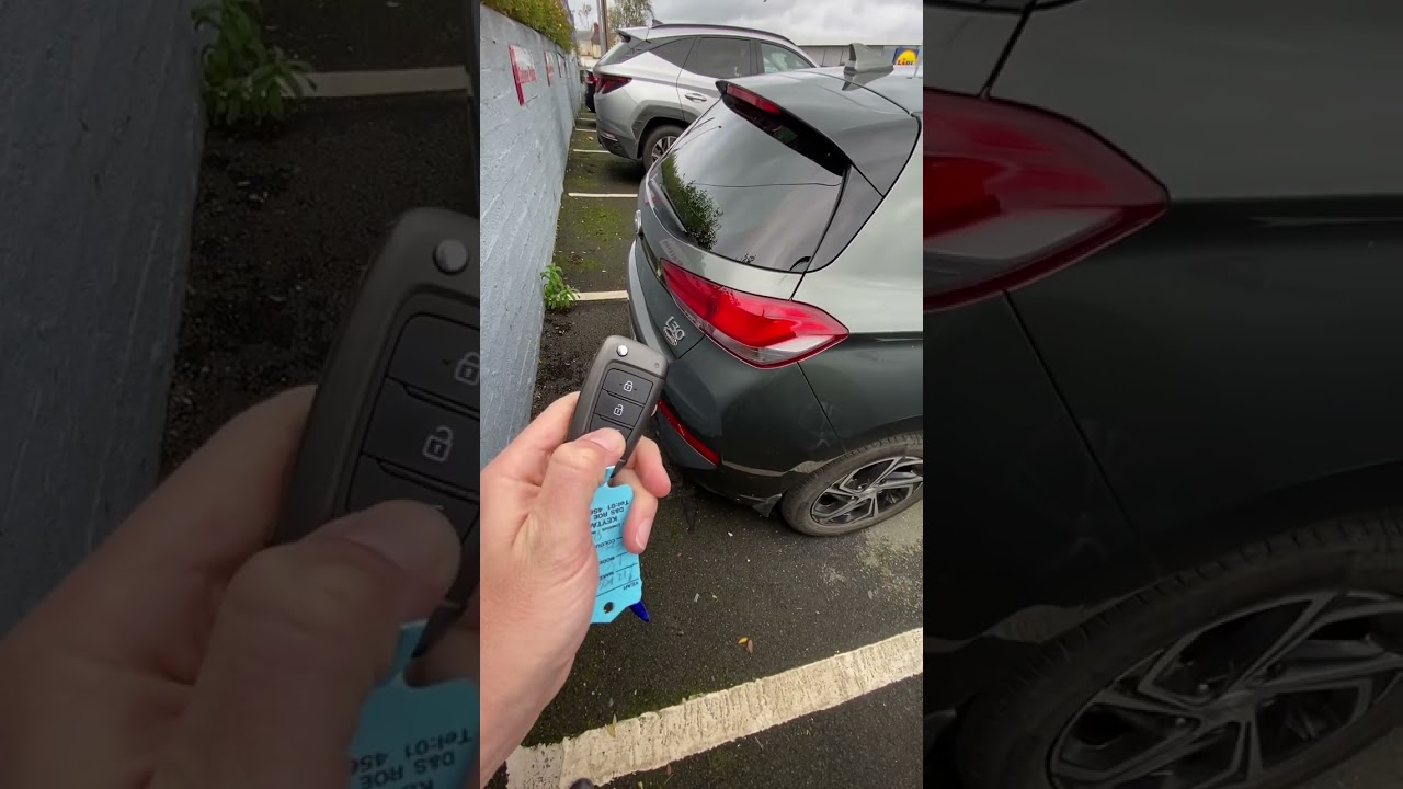 Для чего нужна кнопка багажника на Hyundai или Honda? #багажник #кнопка #ключ