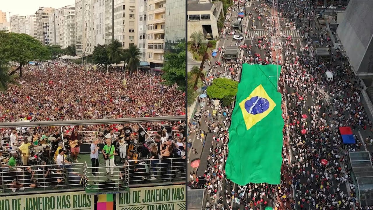 'Sem anistia' e contra a PEC da Blindagem, manifestações tomam as ruas pelo Brasil | AFP