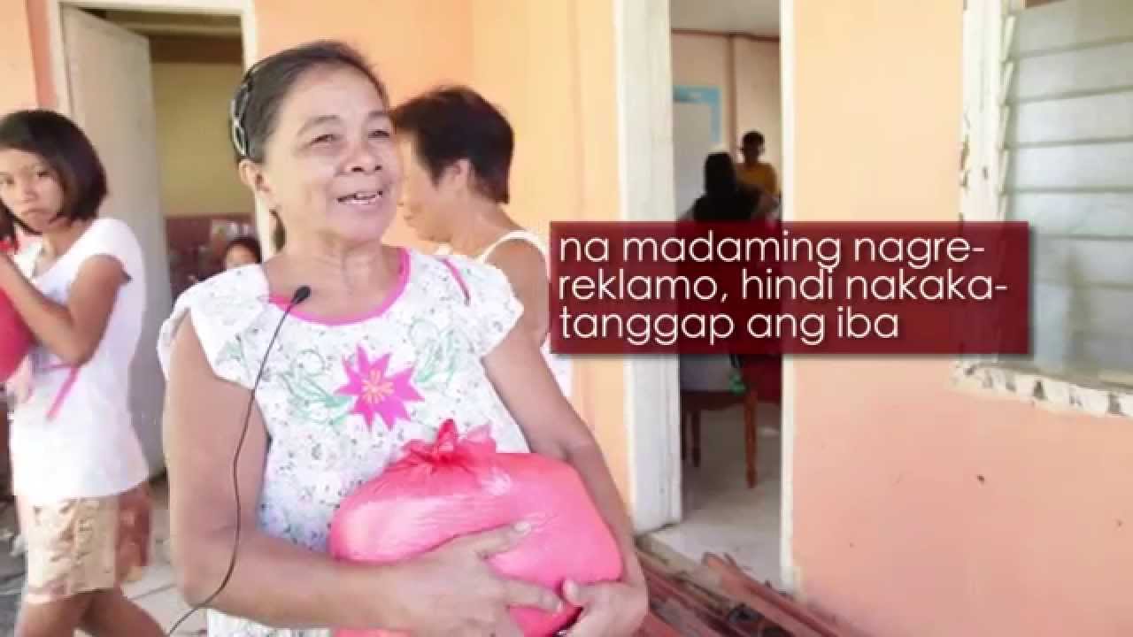 DSWD's assistance on Typhoon 