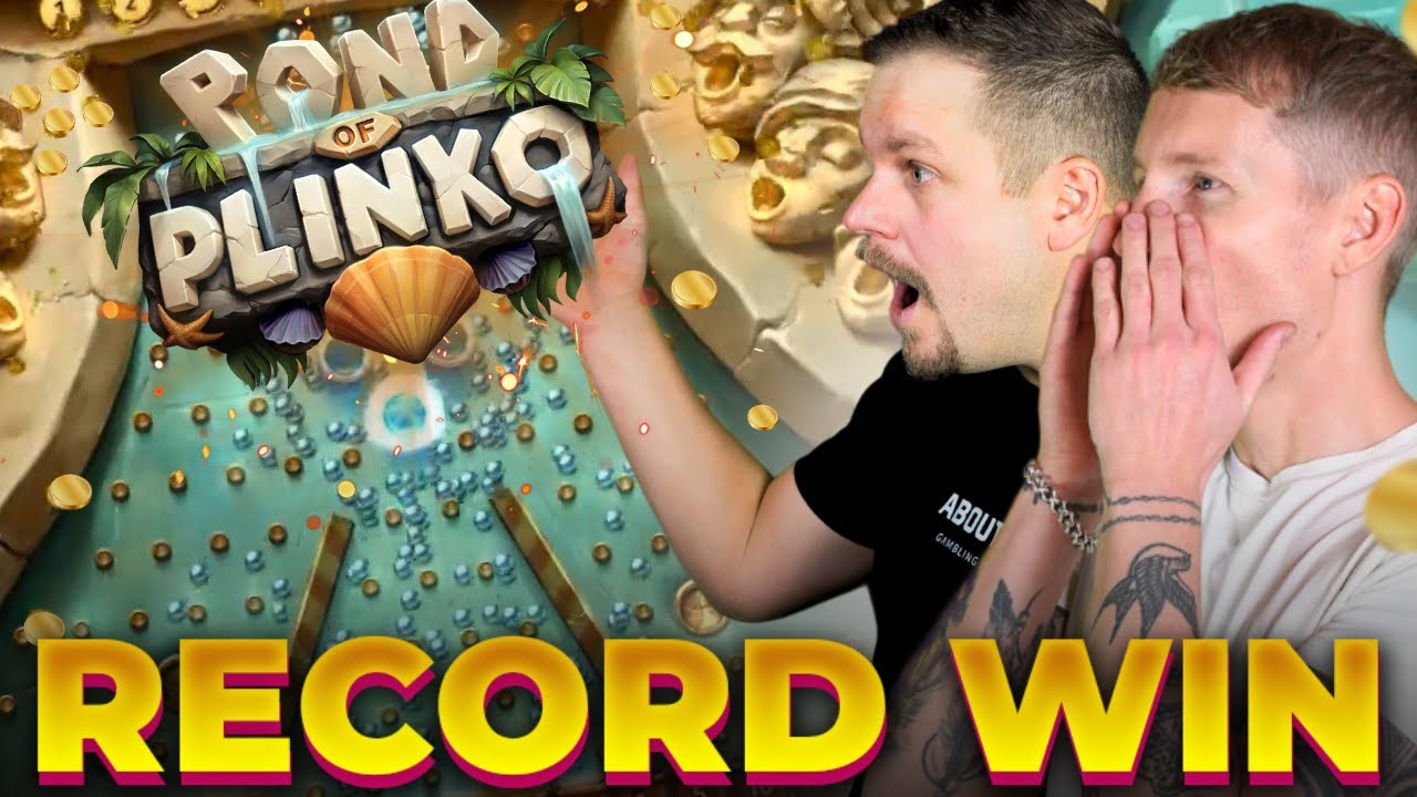WE GOT 256 BALLS ON POND OF PLINKO?! OUR NEW RECORD WIN! 🔵🔥