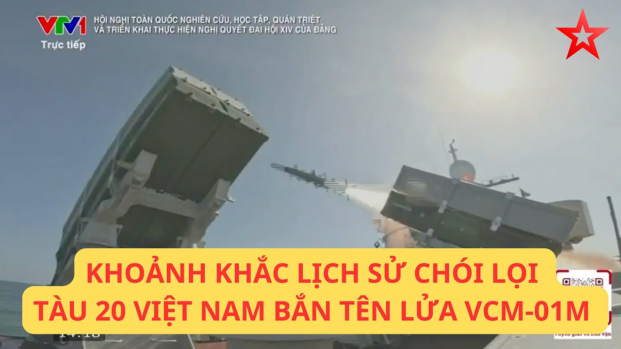 Chiến hạm 20 Việt Nam bắn tên lửa VCM-01M thành công, bước tiến lịch sử