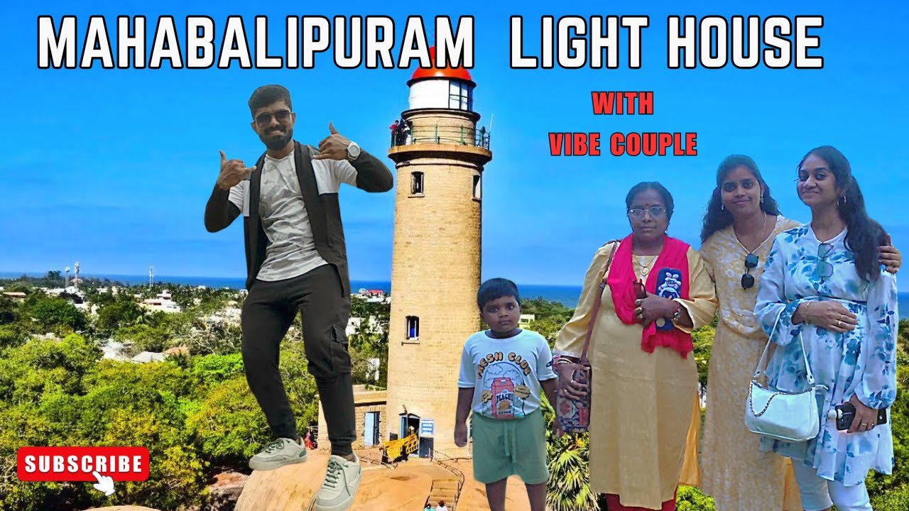 Rock Temple & Lighthouse Adventure in Mahabalipuram 🏛️🌊 | Vibe Couple Adventures | 4K 50FPS