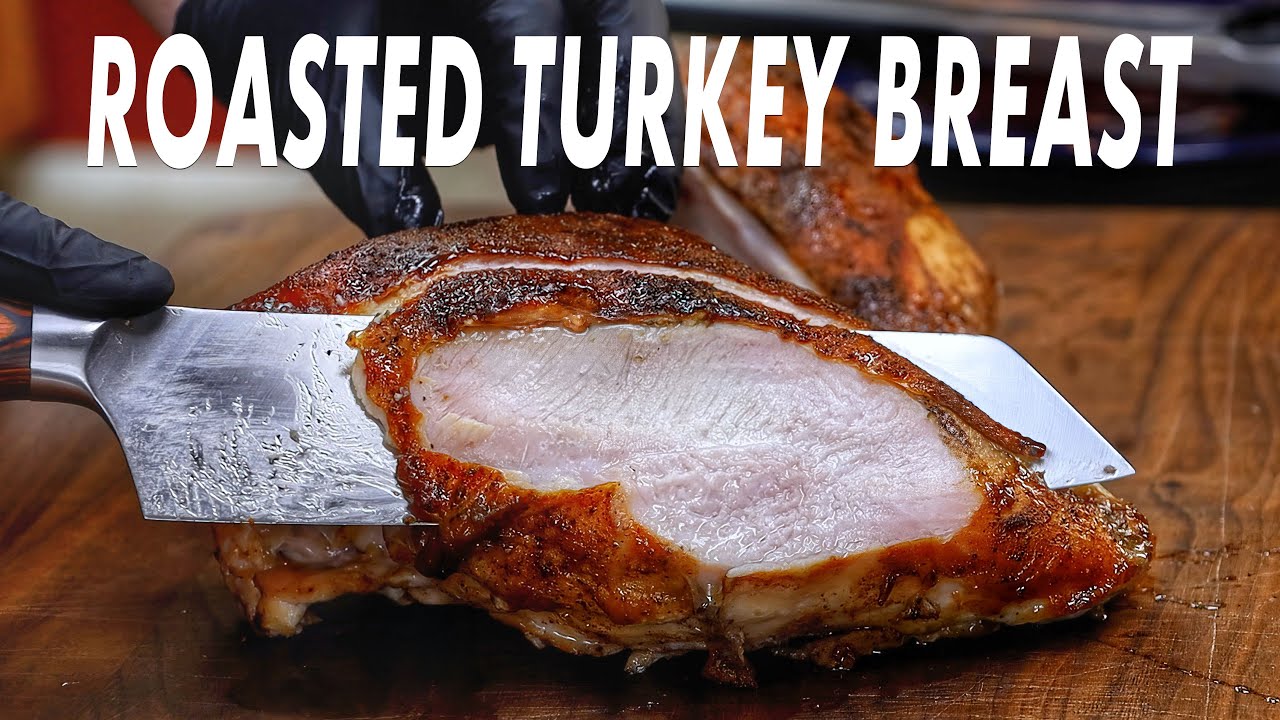 Roasted Turkey Breast For Thanksgiving - Brined And Glazed - Juicy & Delicious