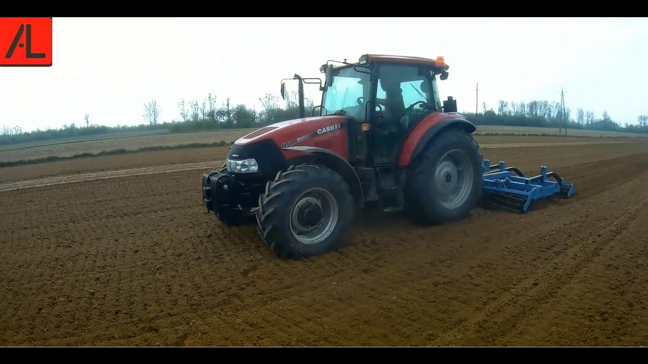 Agregat uprawowy AGRO-LIFT 3M & Case farmall 95A & New holland T5050