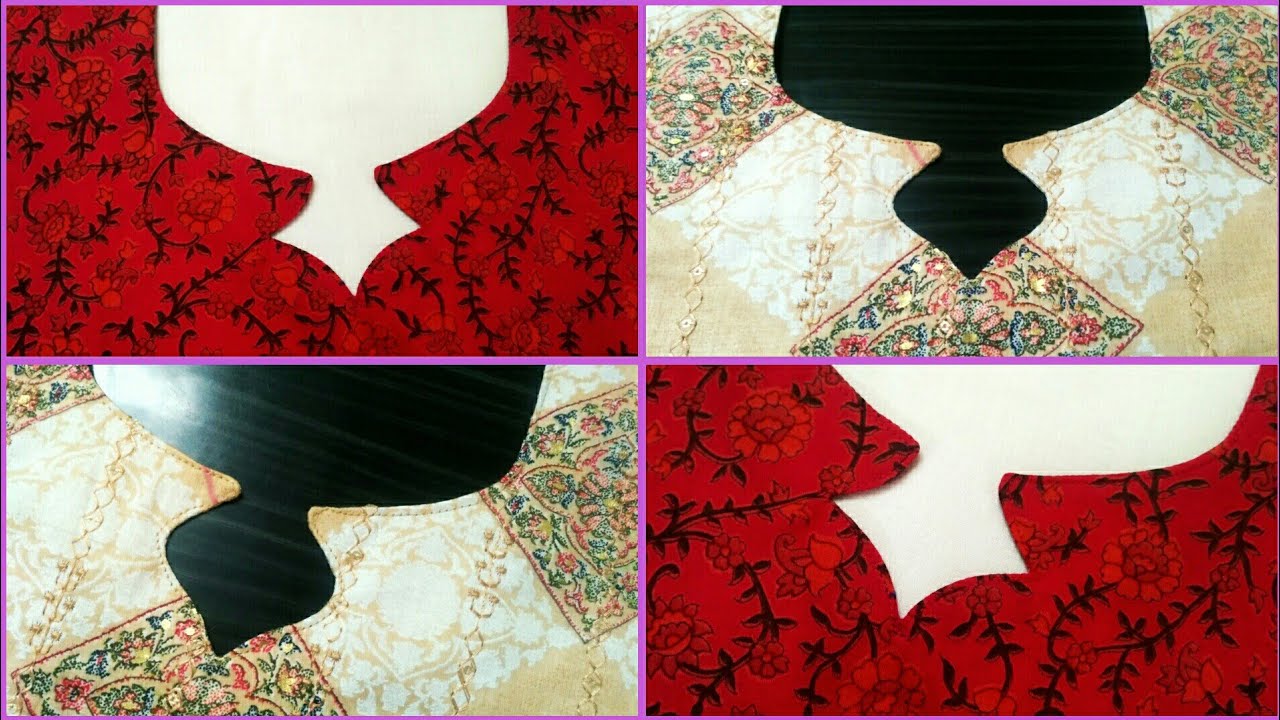 Simple cotton kurti neck design cutting and stitching easy method |