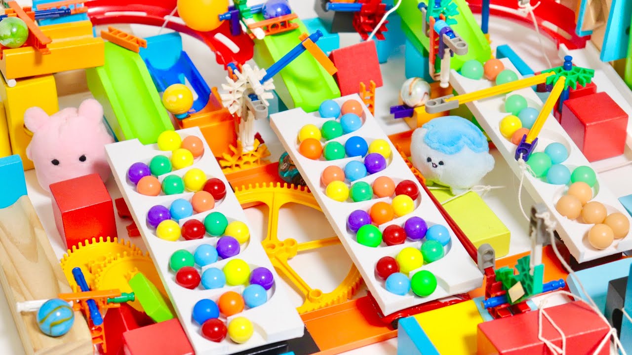 ピタゴラスイッチ複雑な仕掛けだけを集めてみた Marble Machine Filled with unexpected gimmicks