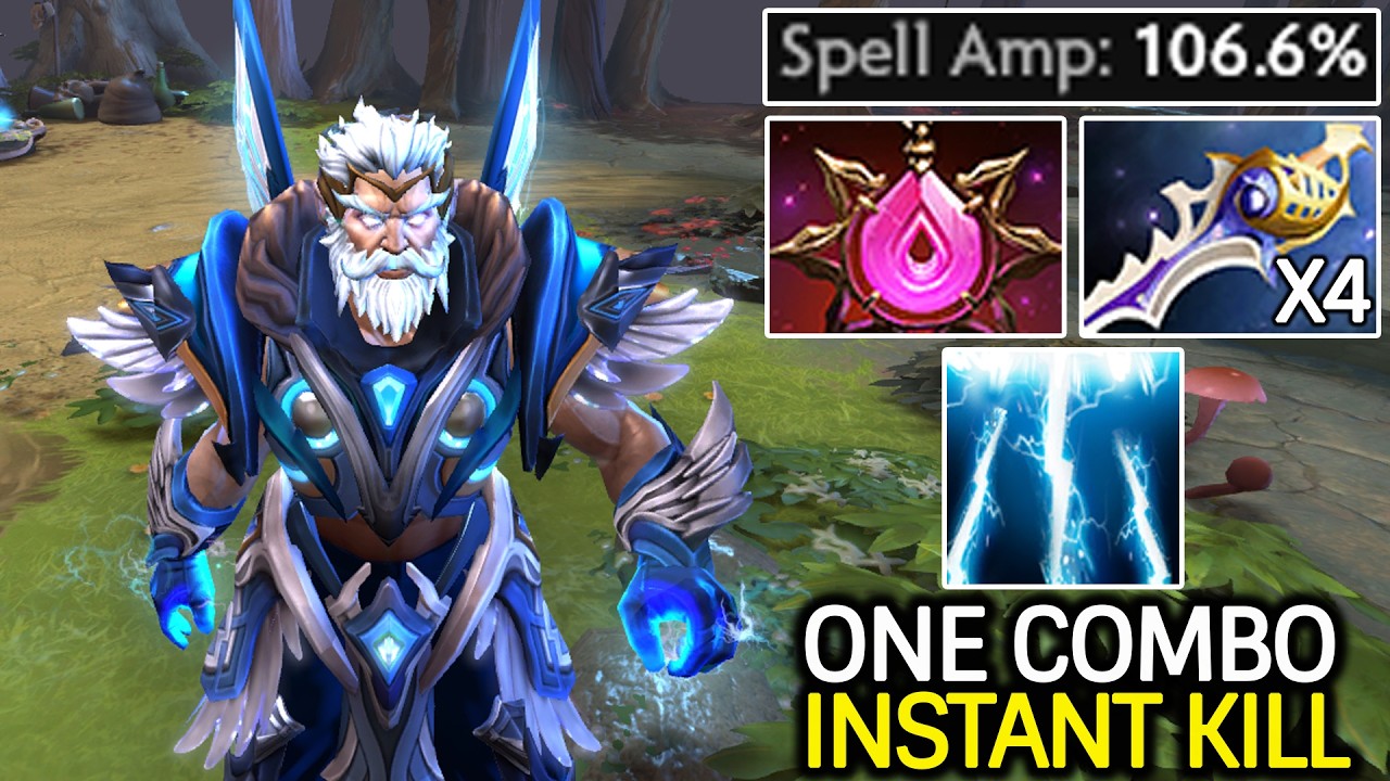 Zeus 4x Divine &ndash; One Combo = INSTANT KILL Dota 2