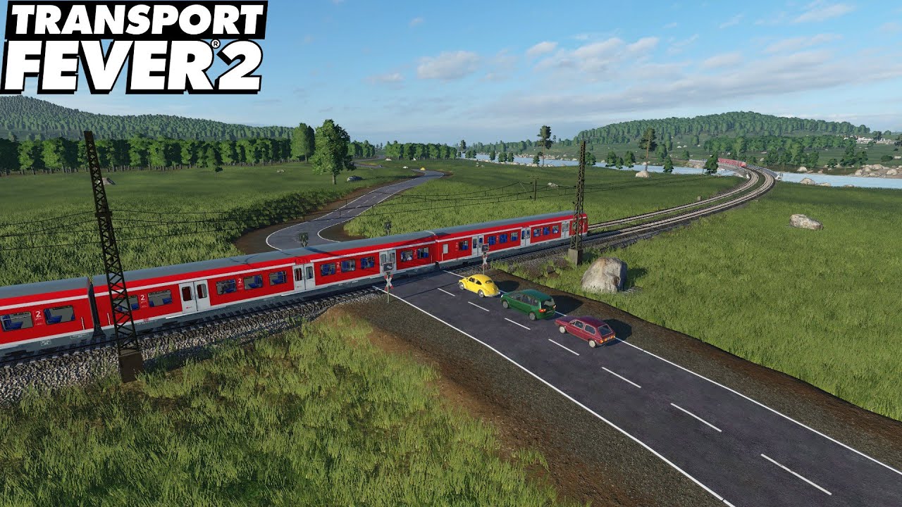 Transport Fever 2 ST3#20 Trainspotting am Bahnübergang