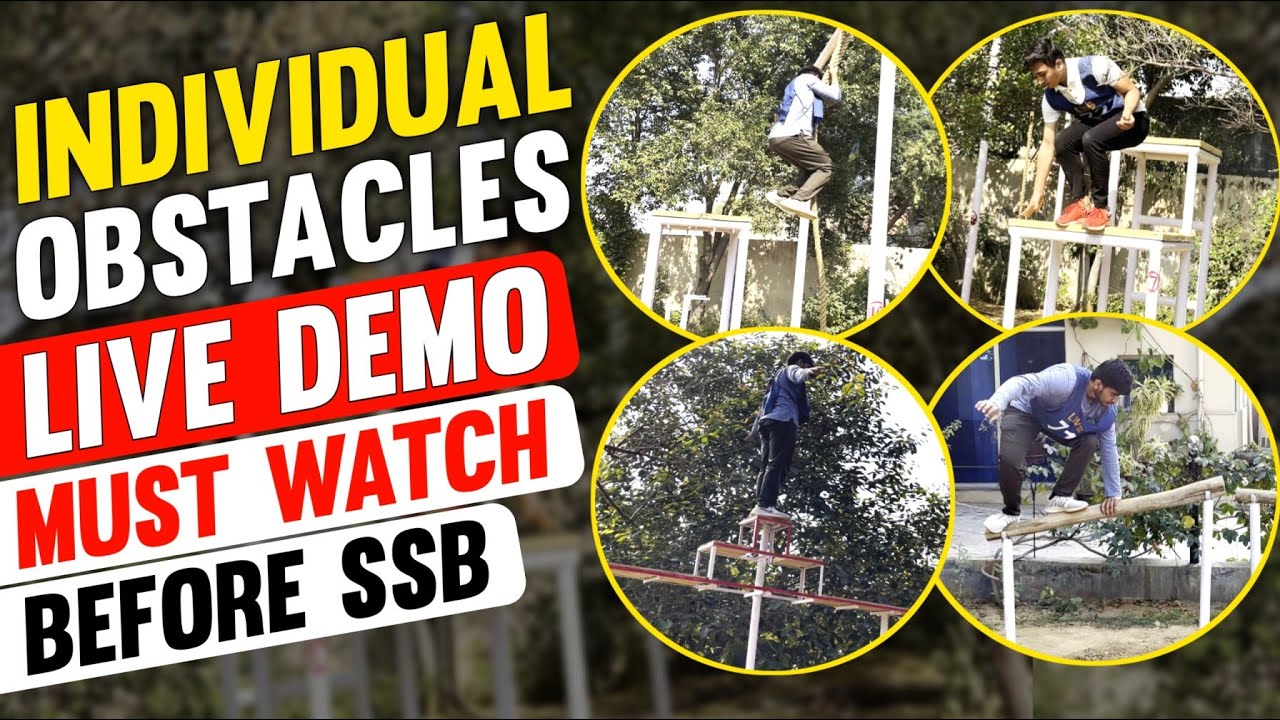SSB Individual Obstacles Live Demo😱😱- How Important Is Physical Fitness In SSB | LWS SSB Interview