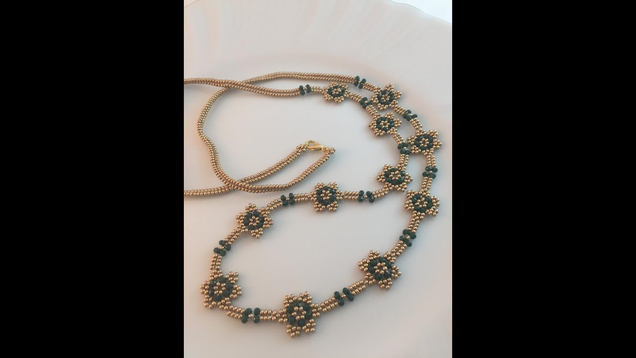 ÇİÇEKLİ KOLYE   FLOWER NECKLACE