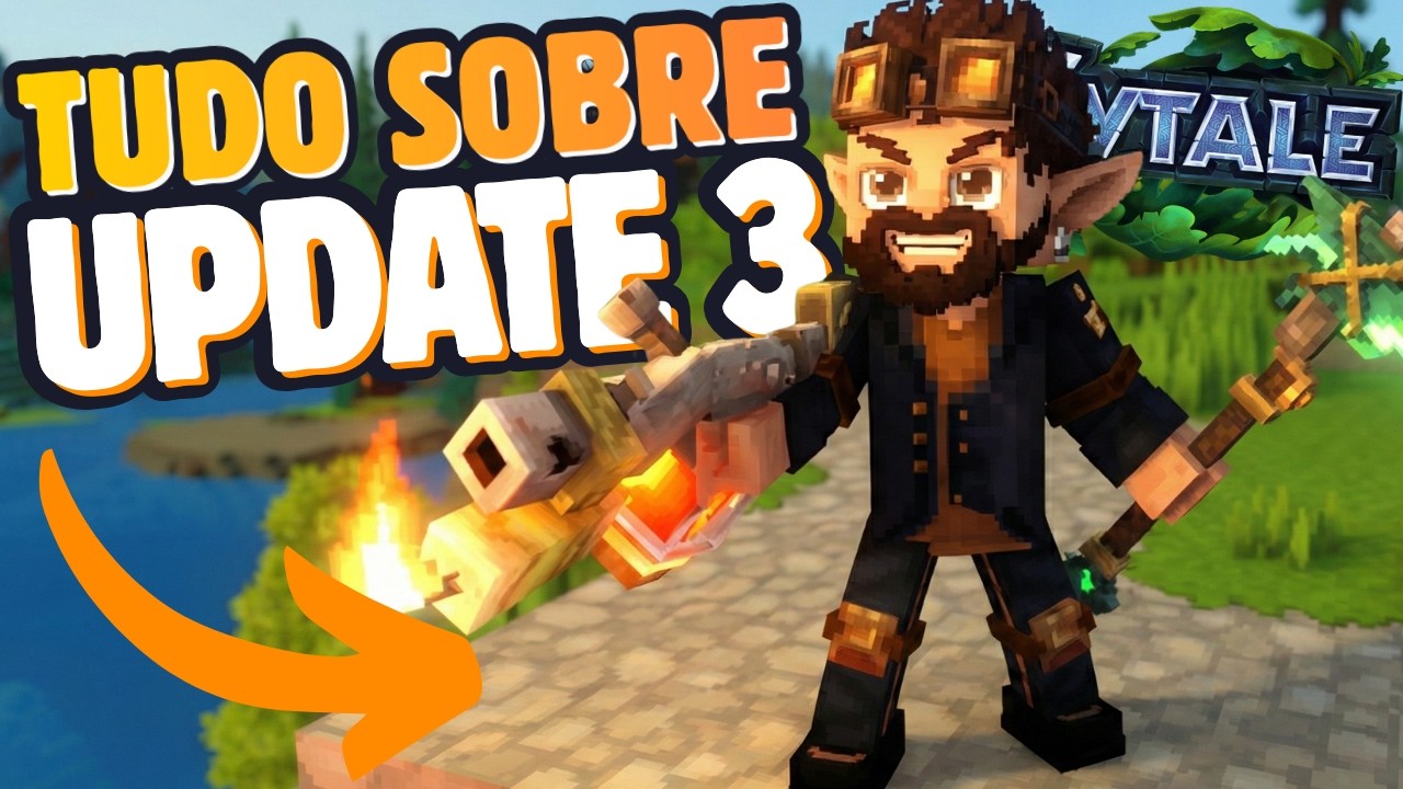 LANÇOU OFICIALMENTE O UPDATE 3 E ESTA INSANO DEMAIS!!! Hytale