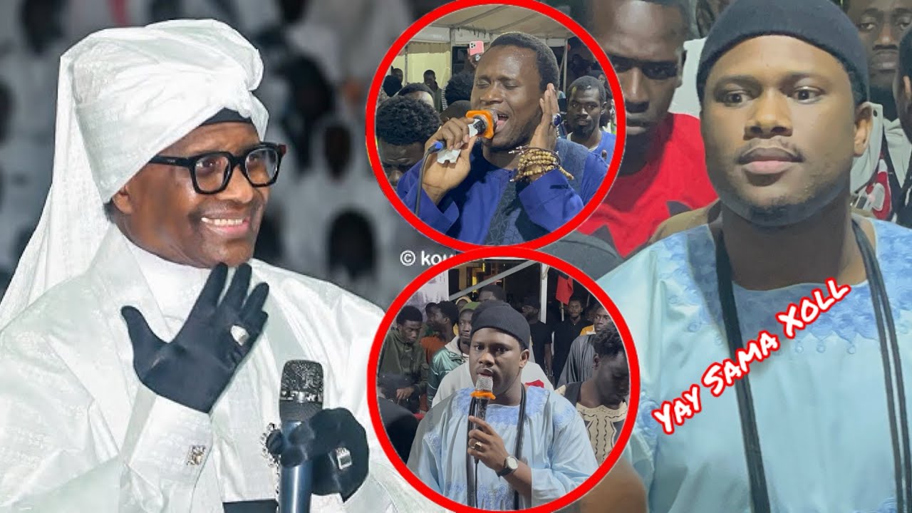 Arrivée Surprise De Serigne Modou Kara Mbackè au Thiant Ouest Foire Devant Son Fils Abdou Khoudoss