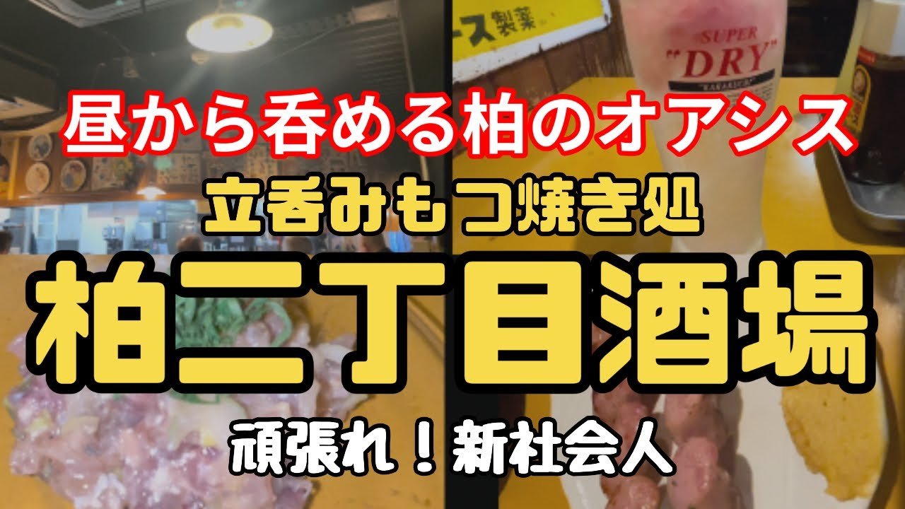 柏の鉄板！二丁目酒場お酒を飲んで足腰も鍛えられる【おじパト#35】柏/立ち飲み/二丁目酒場