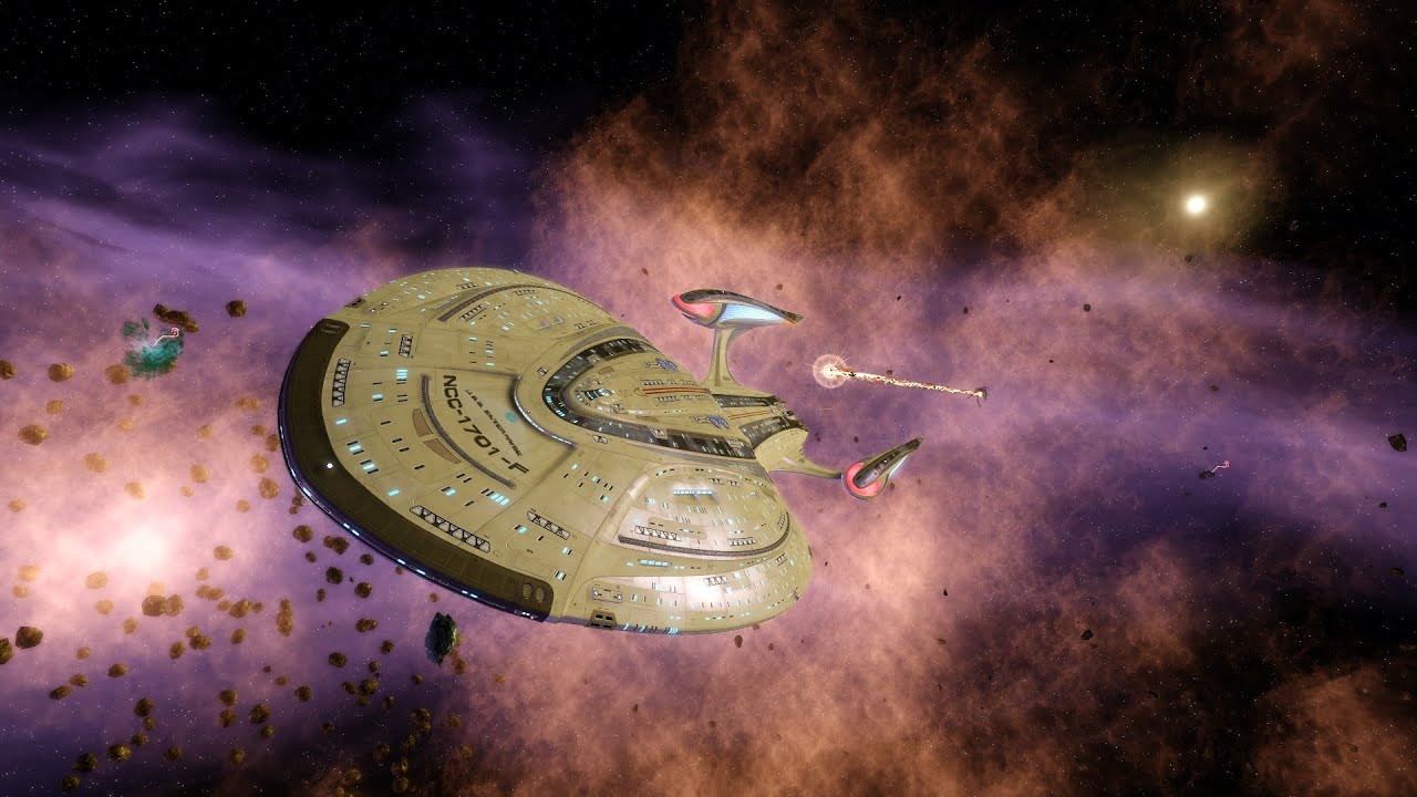 USS Enterprise F vs. a very strong force