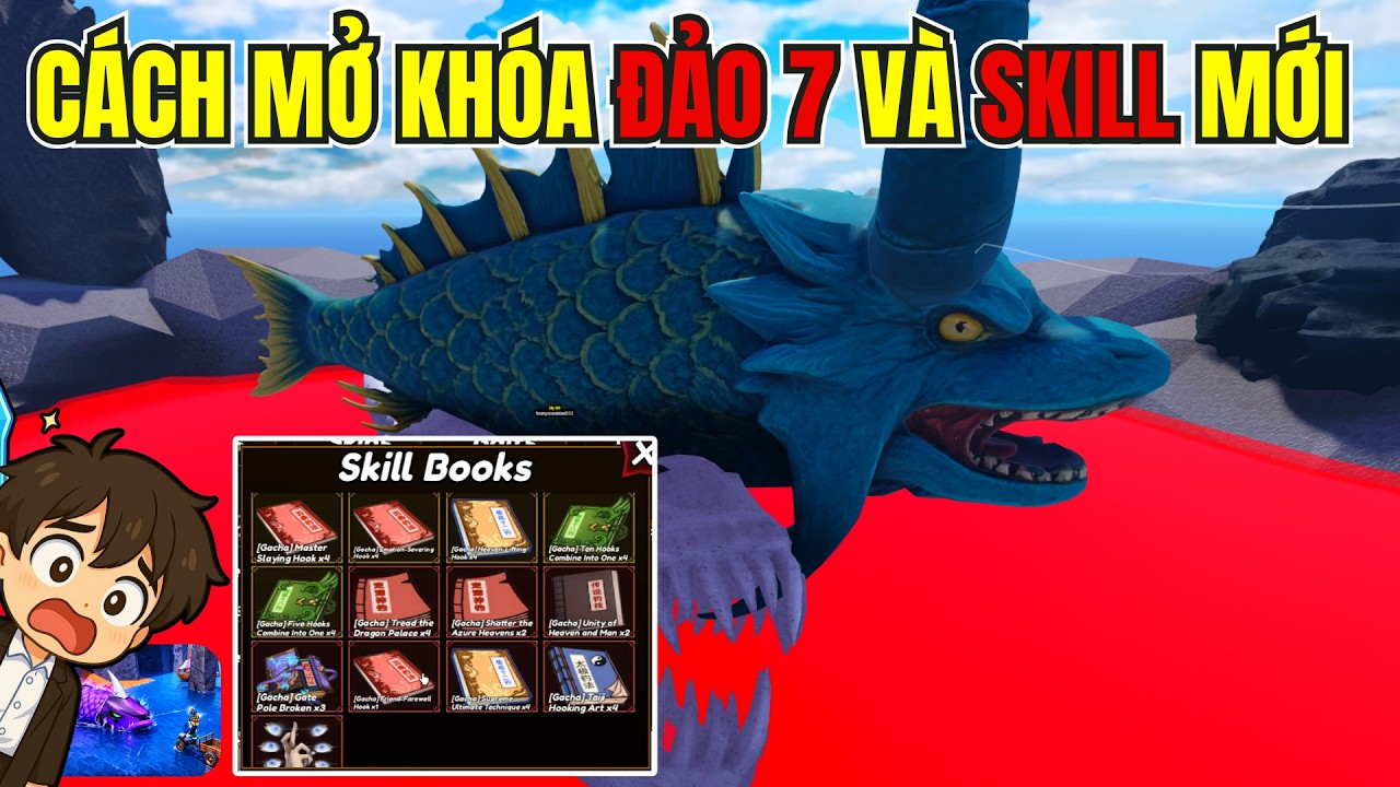 Toan Yolo Mở Khóa Đảo 7 Bằng Cách Này Và Thử Skill Mới Siêu Mạnh | Titan Fishing