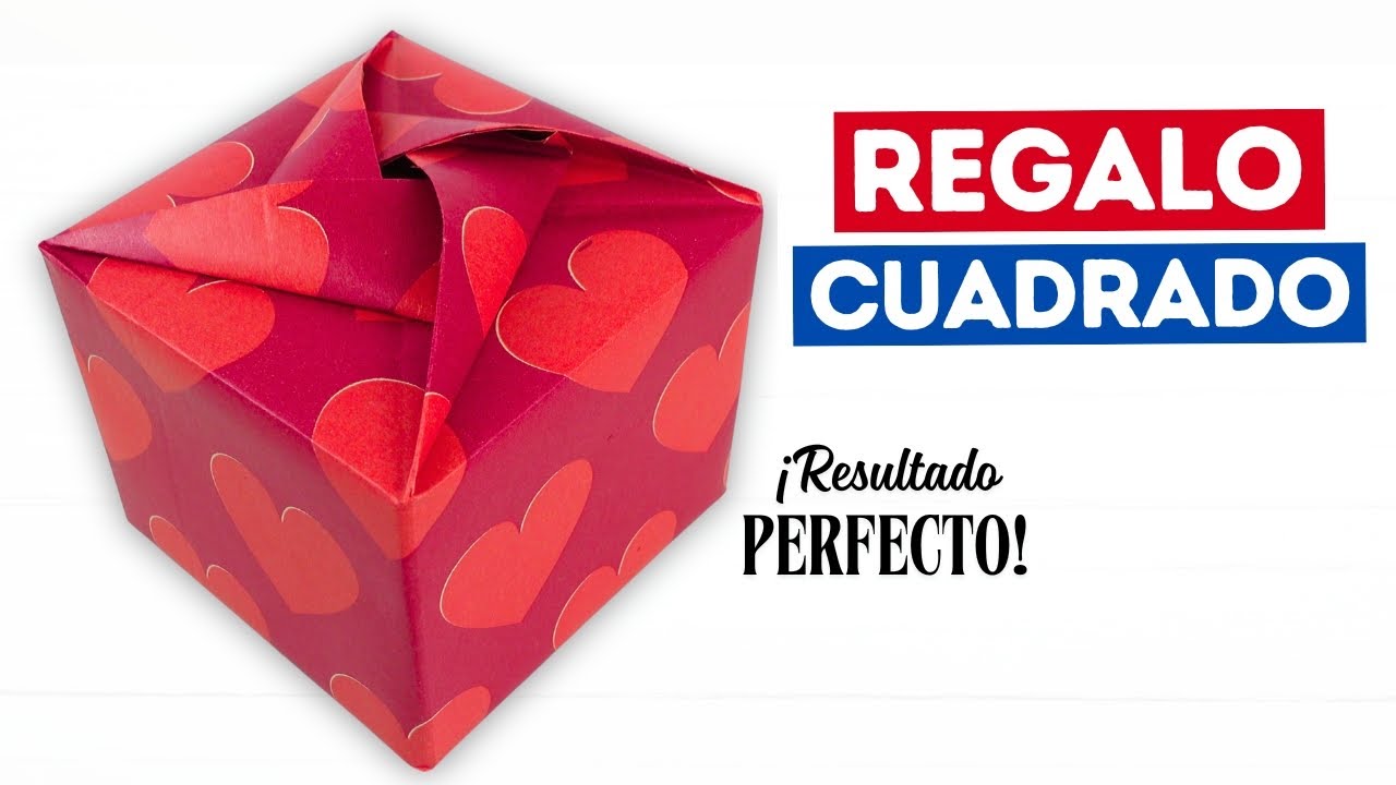 🎁 C&oacute;mo envolver regalos cuadrados o cajas para regalo &iexcl;Muy F&aacute;cil!