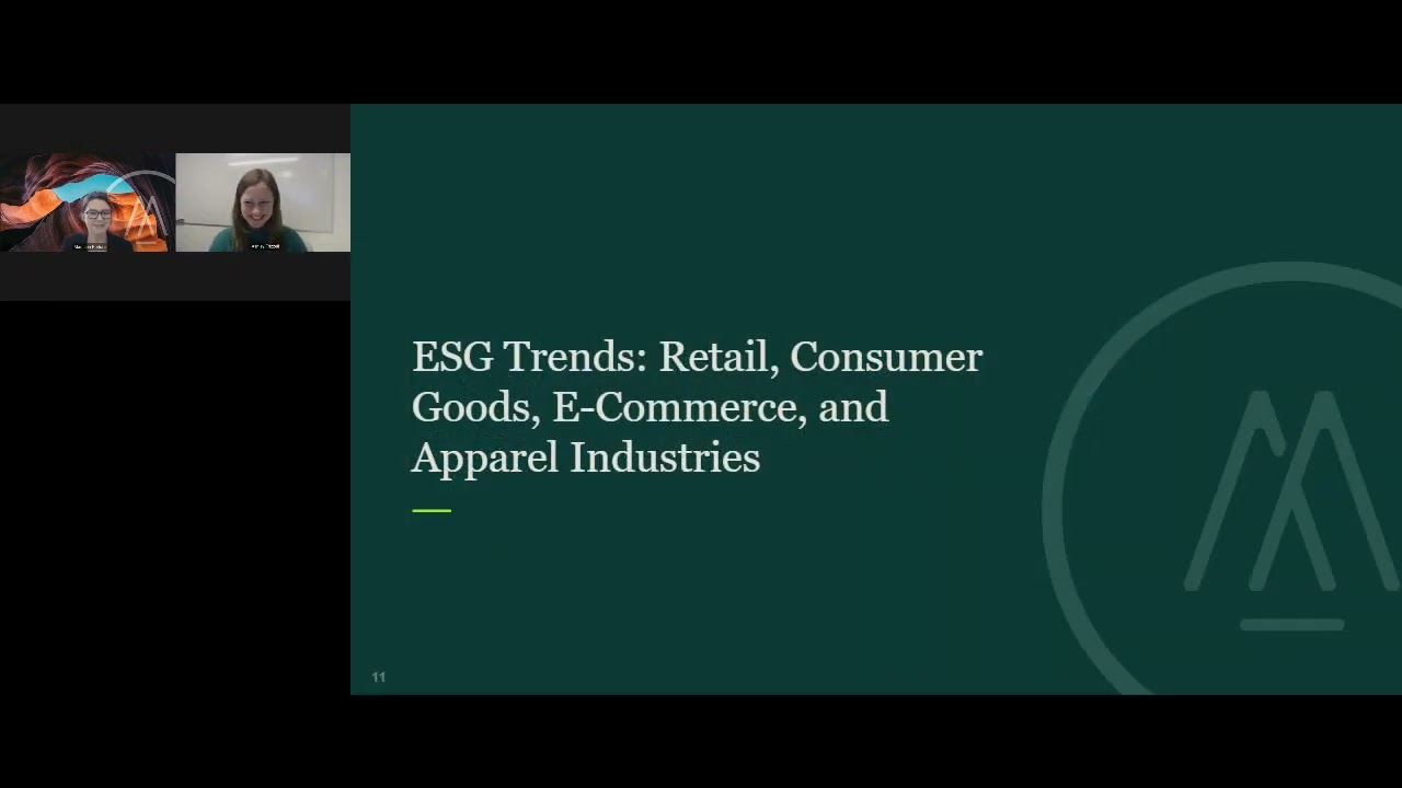 ESG in Retail, Consumer Goods, Apparel, and E-Commerce