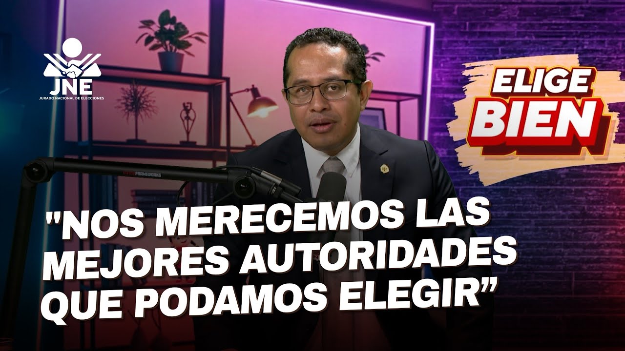 Presidente del JNE explica debate, cantidad de partidos y confianza en el sistema electoral