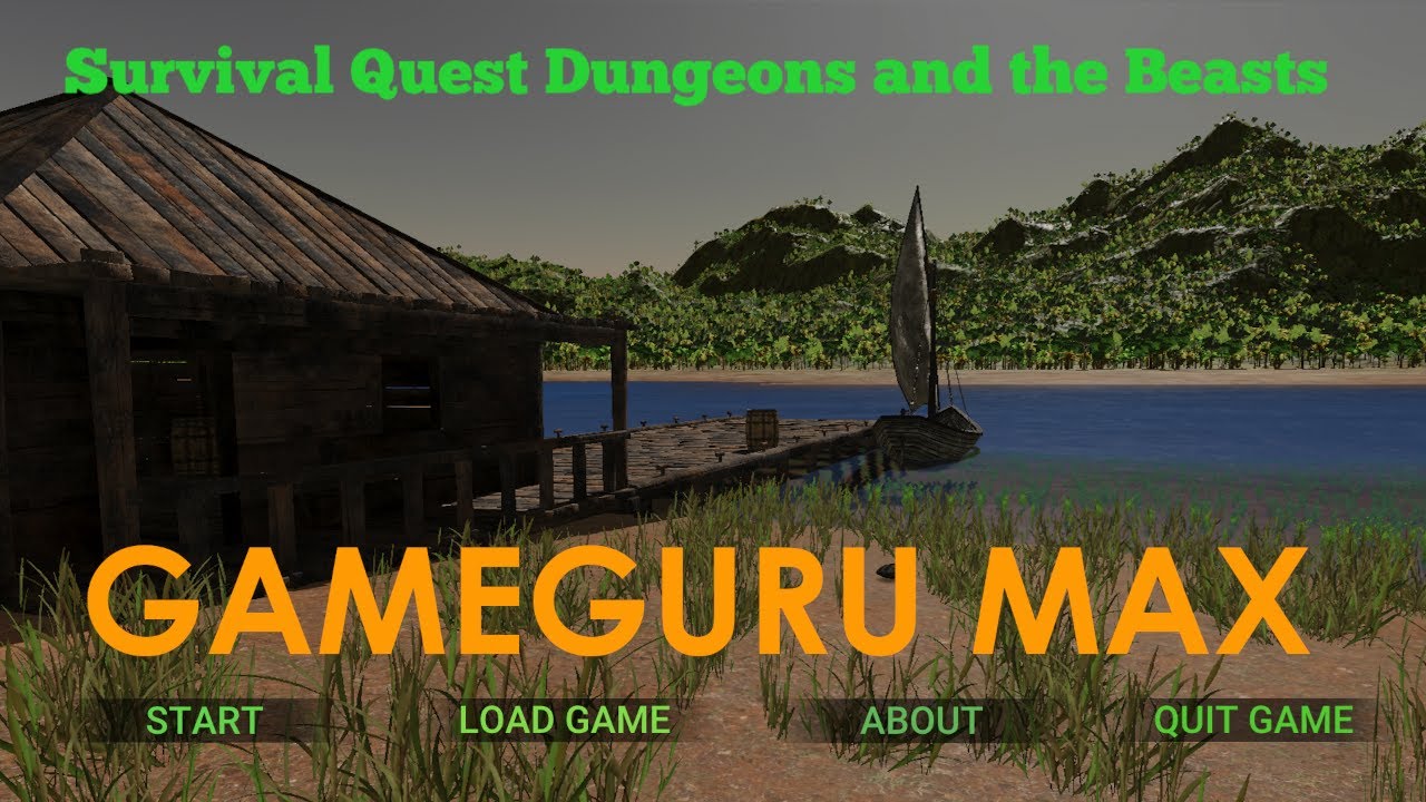 Видео с реакцией GameGuru Max на игру Survival Quests Dungeons and the Beasts