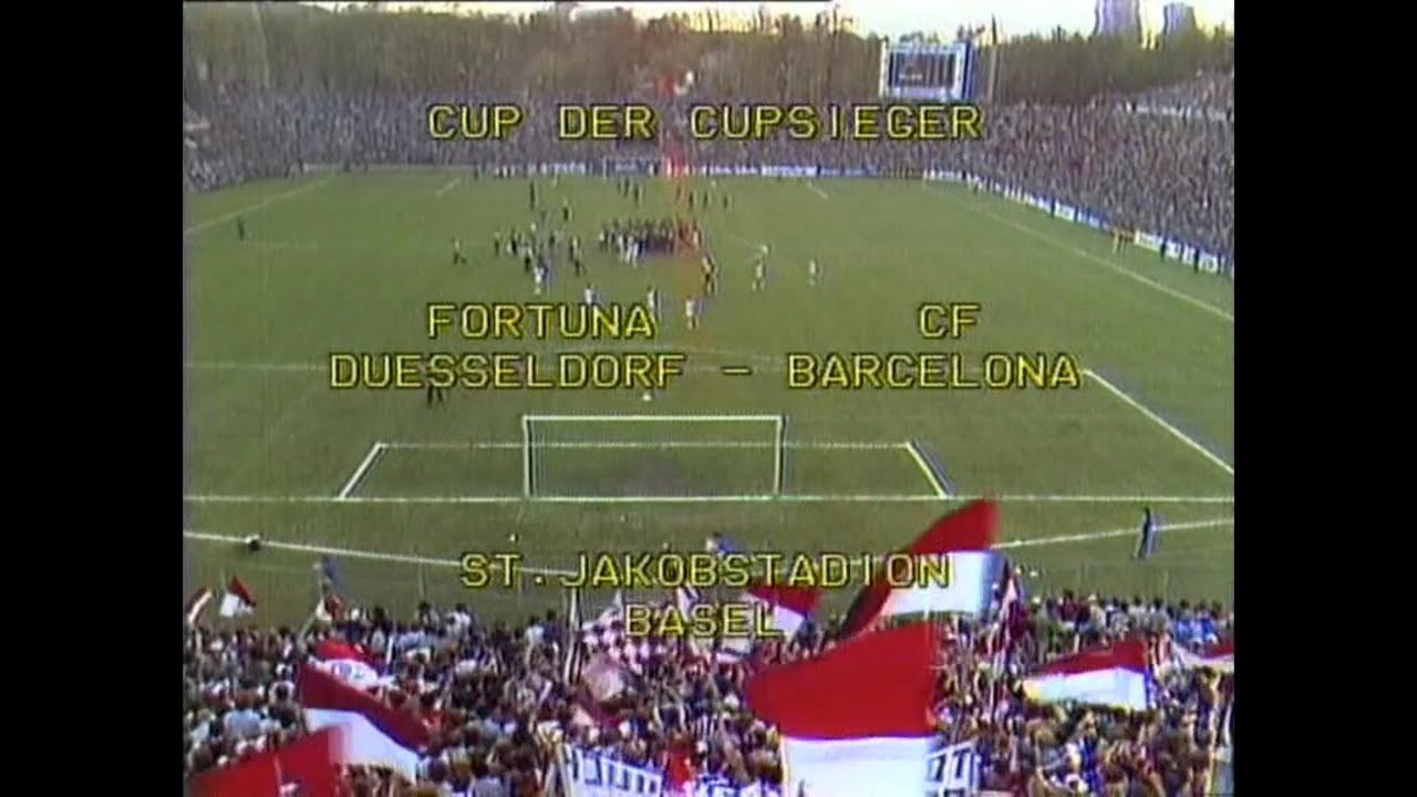 Europapokal der Pokalsieger Finale 1979: Fortuna Düsseldorf - FC Barcelona