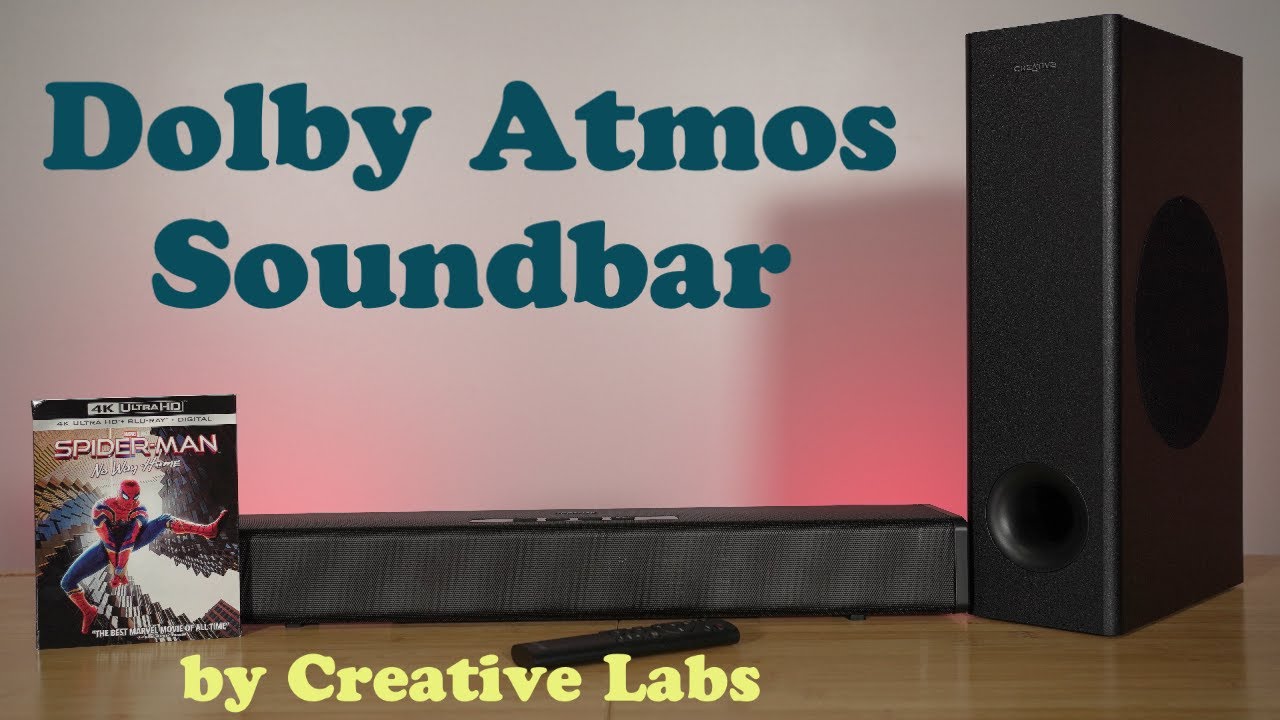 Обзор саундбара Dolby Atmos || Creative Stage 360