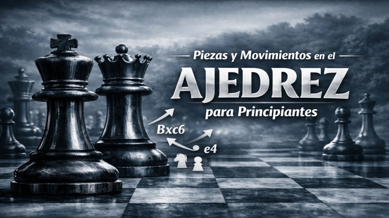 Piezas de ajedrez y sus movimientos para principiantes