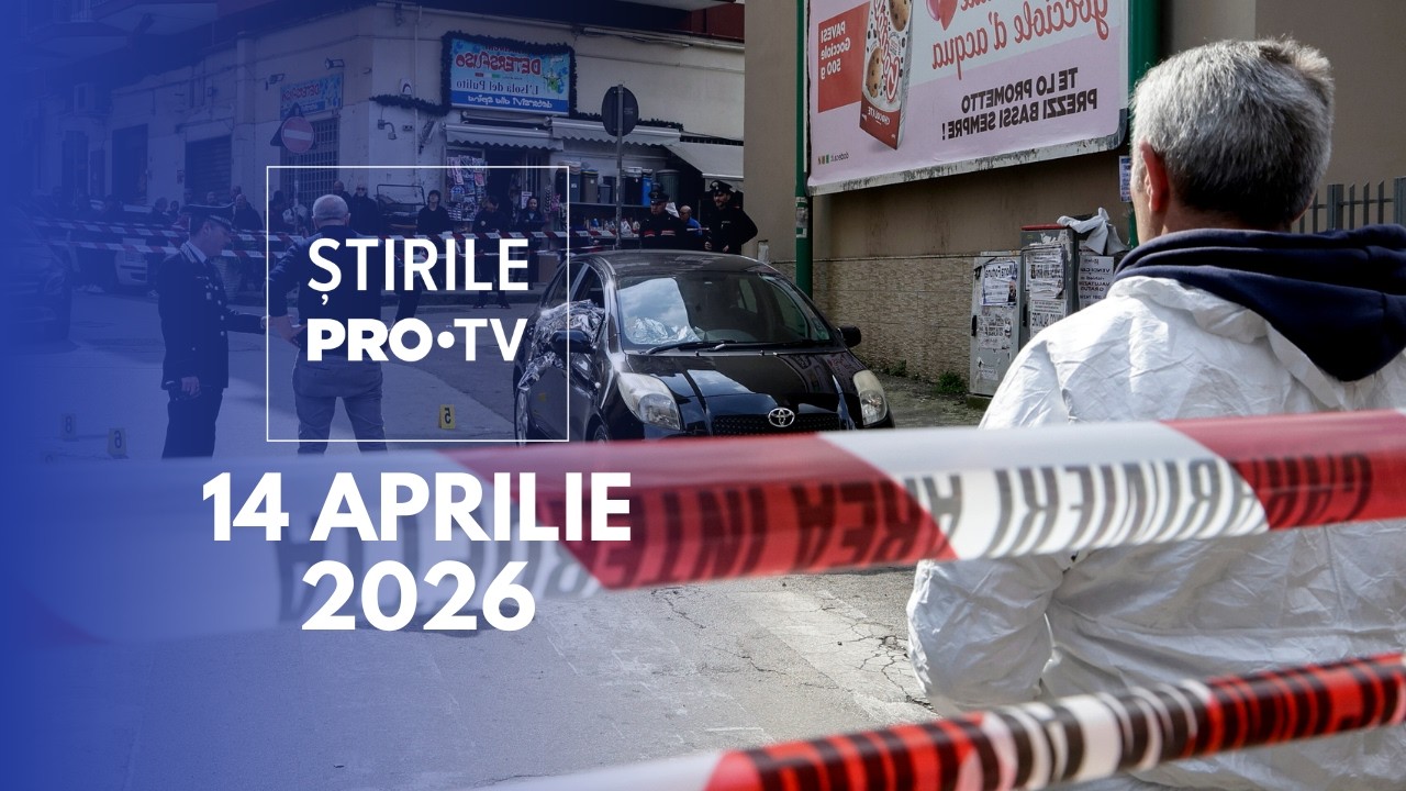 Știrile PRO TV - 14 Aprilie 2026 | Rom&acirc;ni implicați &icirc;ntr-o crimă, &icirc;n Italia