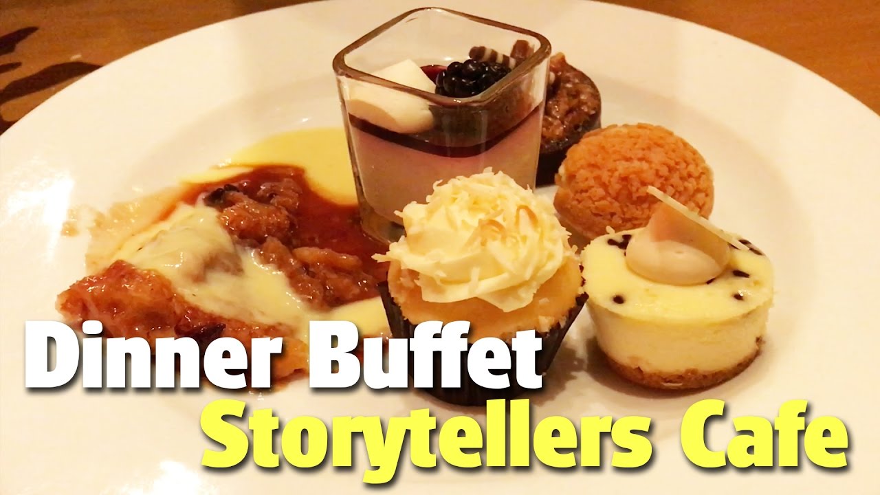Ужин (шведский стол) в кафе Storytellers | Disney's Grand Californian