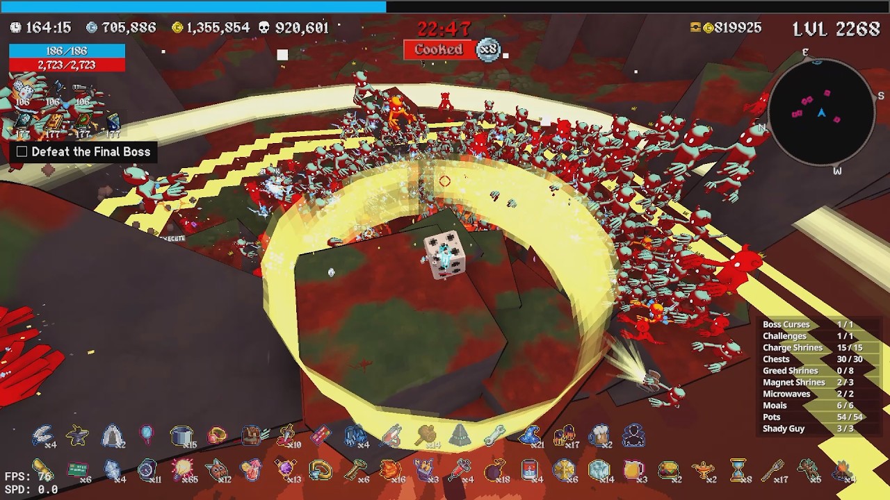 Megabonk V1.0.69 Dicehead 1.02m run
