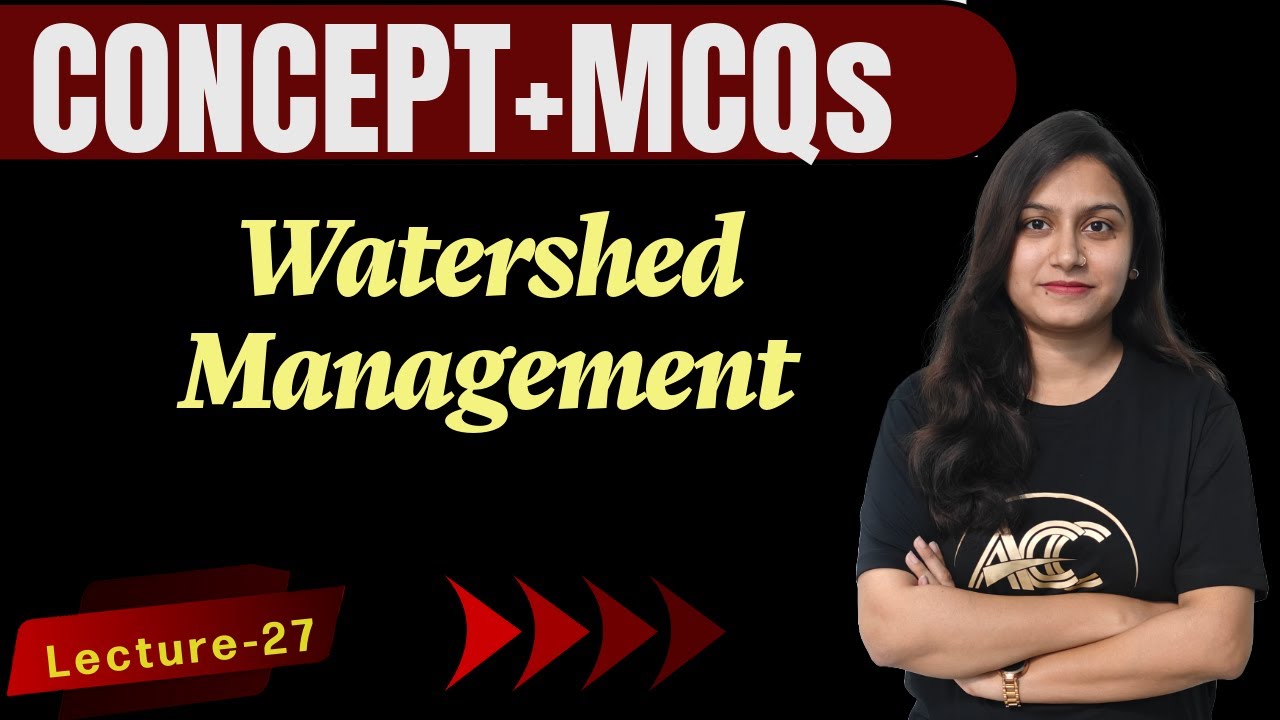 Watershed Management: Concepts Simplified + 10 MCQs for Mastery! #27