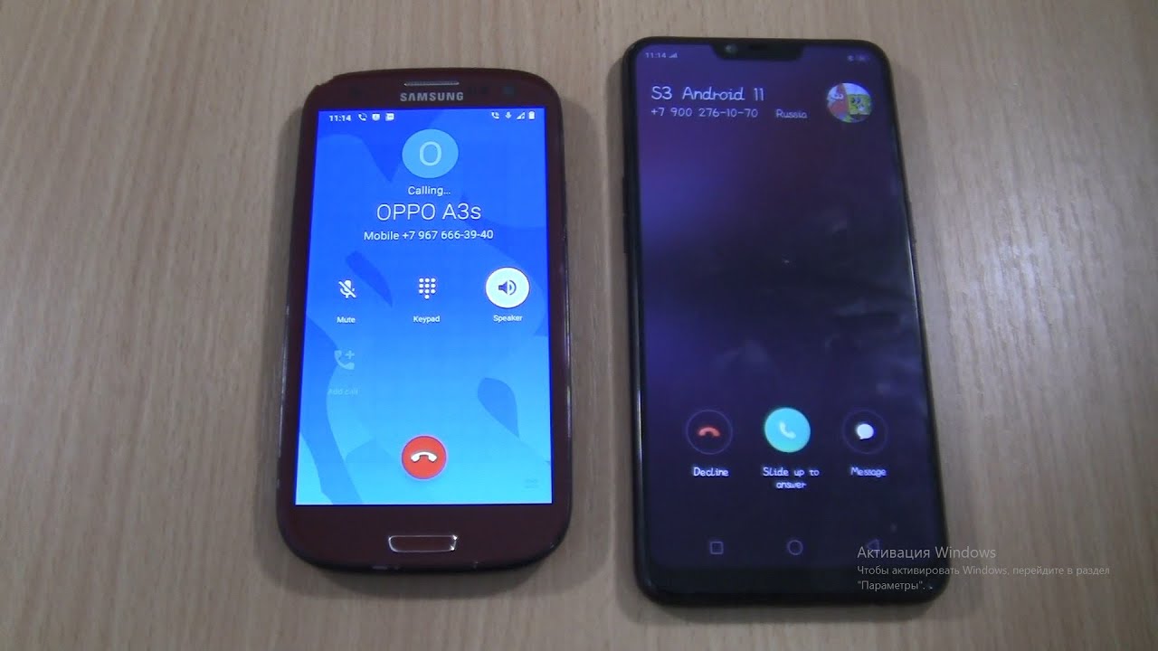 Incoming call & Outgoing call at the Same Time Samsung Galaxy S3 android 11+OPPO A3s