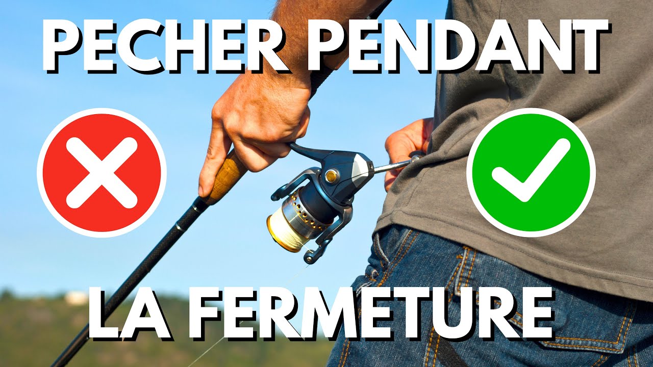 R&eacute;glementation : P&Ecirc;CHER pendant la FERMETURE du Brochet