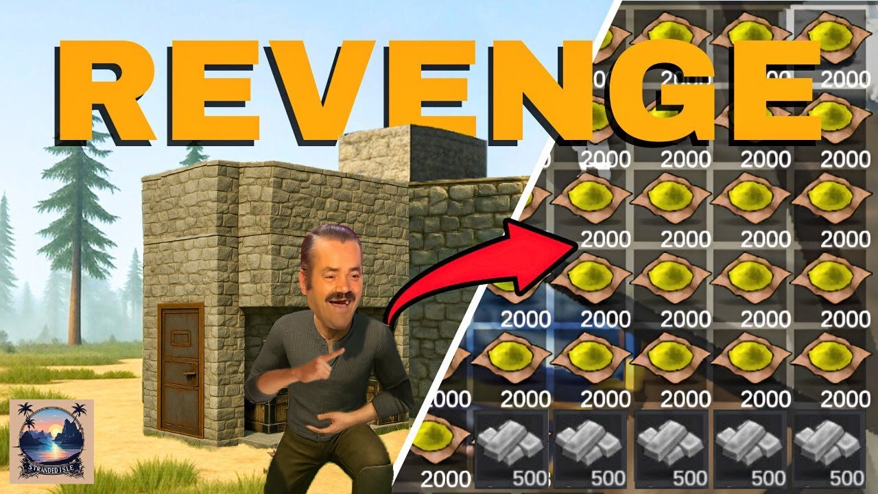 He Raided Me… So I Took REVENGE! | Stranded Isle Solo