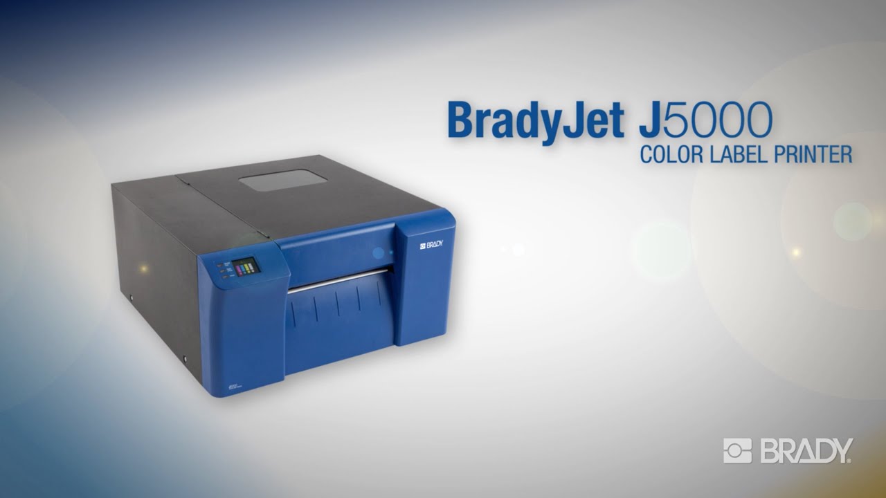 BradyJet J5000 Industrial Inkjet Color Label Printer | Overview