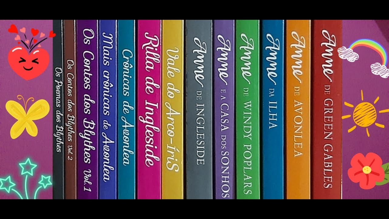 COLEÇÃO COMPLETA DOS LIVROS DA ANNE 📚