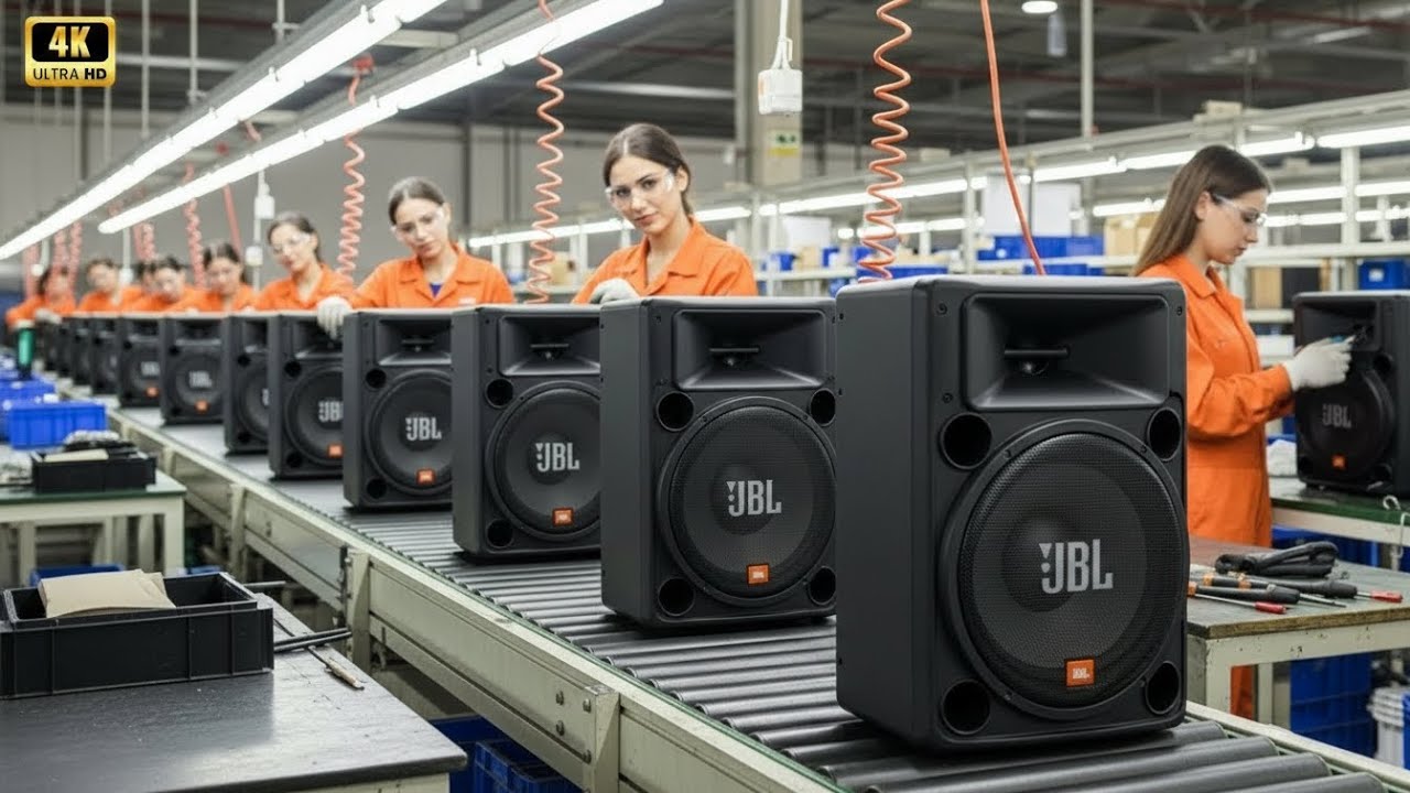 JBL KP 6012 Speaker Factory Tour Reveals MASSIVE Production Secrets