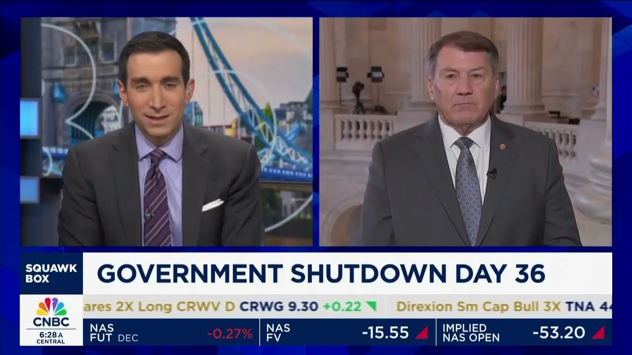 Rounds Joins Squawk Box to Discuss Government Shutdown
