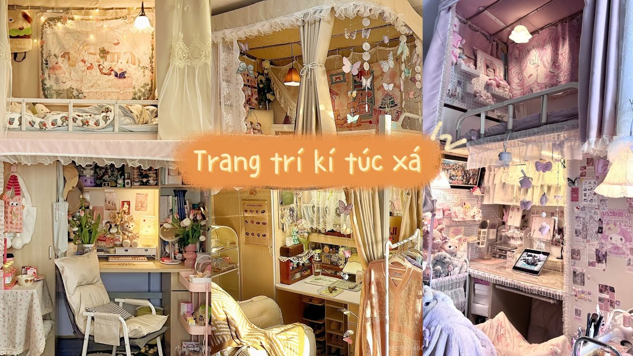 series| Tổng hợp những video trang trí kí túc xá siêu cuốn