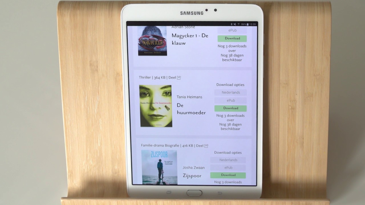 Help video   Hoe lees ik een ebook op mijn android tablet?