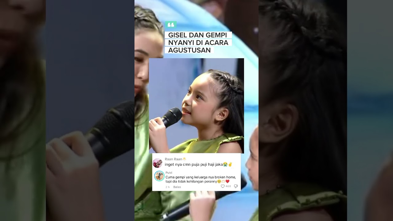 GISEL DAN GEMPI NYANYI BERSAMA DI ACARA AGUSTUSAN