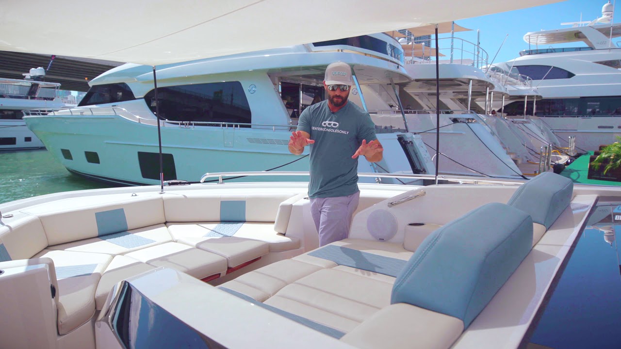 Ocean Alexander - 45 Divergence - Review by Center Consoles Only at 2019 Miami Yacht Show