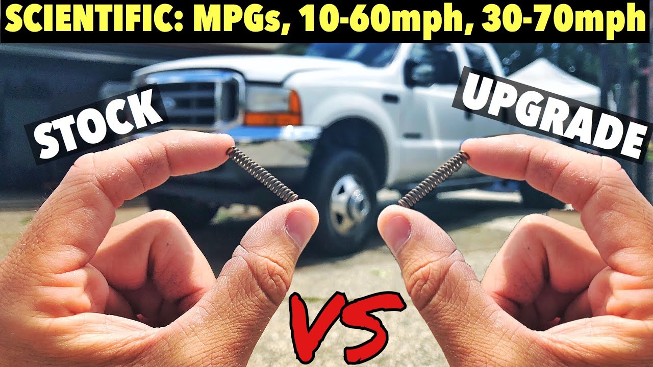 2001 F350 7.3 PowerStroke — тест расхода топлива на милю (MPG) — штатная версия против модернизир...