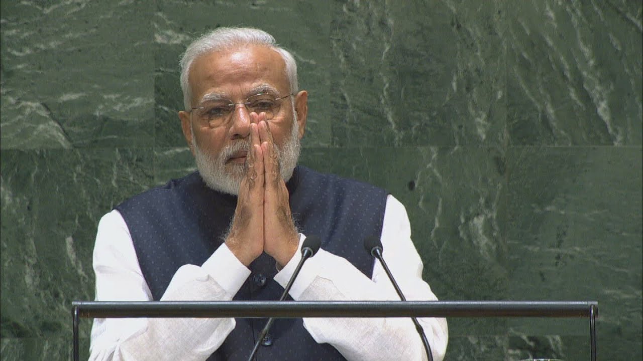 🇮🇳 India - Prime Minister Addresses General Debate, 74th Session
