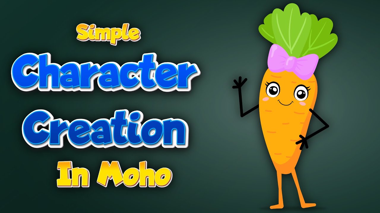 Simple character creation in Moho | Rigged Animation