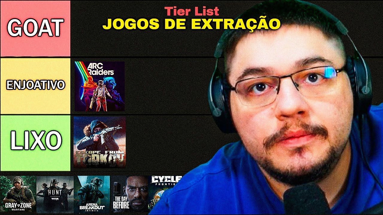 TIER LIST: OS MELHORES JOGOS DE EXTRA&Ccedil;&Atilde;O