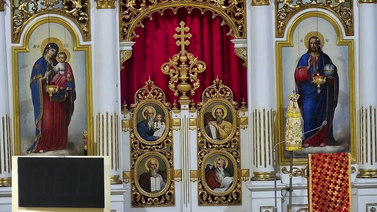 Bohoslužba z katedrály