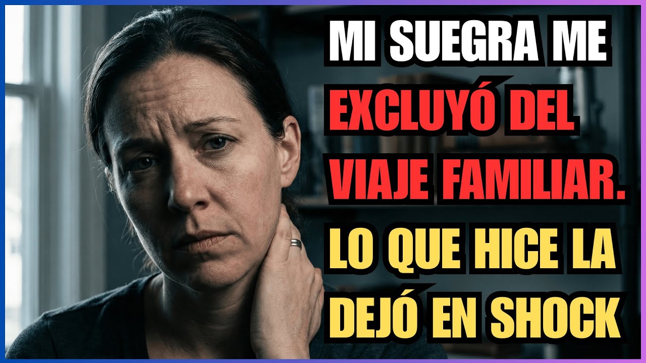 MI SUEGRA ME EXCLUYÓ DEL VIAJE FAMILIAR. LO QUE HICE LA DEJÓ EN SHOCK